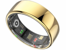 Powerton Smart RING PRO zlatý, měření stresu, tepová frekvence, monitorování spánku, velikost 13,