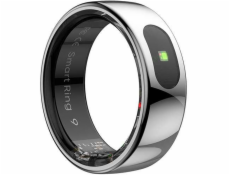 Powerton Smart RING PRO stříbrný, tepová frekvence, saturace, monitor spánku, aktivita, velikost 10,