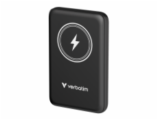 Verbatim Charge n Go 10000mAh s magnetickým bezdrátovým stojánkem, černá