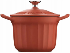 Lumarko BUYDEEM Smaltovaný litinový hrnec 1,8 l, model CP541, barva Koi Red