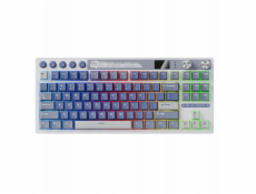 Royal Kludge Herní klávesnice RK M87 Ocean Blue s béžovými spínači