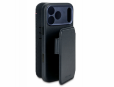 Elmarc Odnímatelná kožená peněženka Decoded - ochranné kožené pouzdro kompatibilní s MagSafe pro iPhone 17 Pro (tmavě modrá)