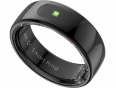 Powerton Smart RING PRO černý, měření stresu, tepová frekvence, monitorování spánku, velikost 8,