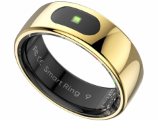 Powerton Smart RING PRO zlatý, měření stresu, tepová frekvence, monitorování spánku, velikost 8,