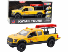 LeanToys Světla pro přepravu kajaků v terénních vozidlech zní žlutě