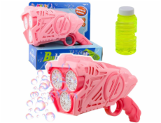 LeanToys Bublinková pistole na baterie LED mýdlové světlo