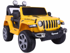 Lean Cars FT-938 Žlutě lakované vozidlo s pohonem 4x4 na baterie