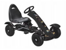 Super-Toys F618 Černá šlapací motokára