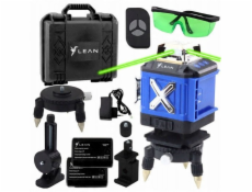 Lean 4D laserová vodováha 16 linek, pouzdro, 2 baterie, modrá