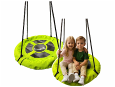 Lean Sport Swing Zahradní houpačka Čapí hnízdo pro děti Zelená 60 cm