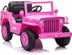 Lean Cars JH-103 Růžové auto s pohonem 4x4 na baterie