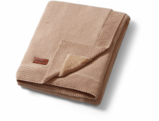 PurePower Bavlněná deka BABY ONO 1671/03 s podšívkou, tmavě béžová