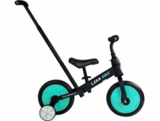 Lean Sport Odrážedlo 3 v 1 s pedálovou tříkolkou, černé a mátově modré