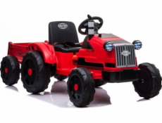 Lean Cars Bateriový traktor s přívěsem CH9959 červený