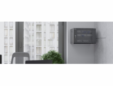 Lanberg Skříň INSTALACE RACKOVÉ SKŘÍNĚ NÁSTĚNNÁ 19 4U 600X600 černé perforované dveře (PLOCHÉ BALENÍ)