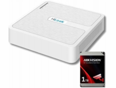 HiLook NVR-104H-D/4P 1TB 4kanálový IP rekordér s 1TB diskem 4x PoE