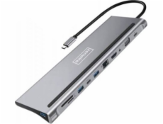 Zenwire Dokovací stanice/replikátor 11 v 1 s USB-C (1026902382)
