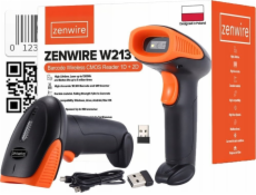 Zenwire Bezdrátová čtečka čárových kódů W213 s USB, bezdrátová 1D 2D WiFi čtečka čárových kódů a QR kódů
