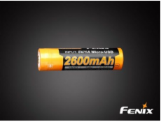Fenix Baterie Micro USB MR18650 2600mAh 1 ks.