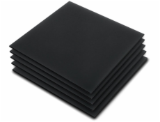 3DM Group Černé lité plexisklo - 3mm - 200x200mm - 5ks.