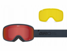 Giro Zimní brýle ROAM INDIGO STACKED (OTG) (válcové) (jantarově šarlatové 19-42% S2 + žluté 80-99% S0 čočky)