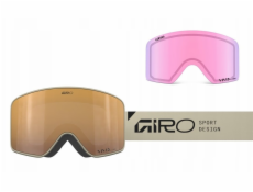 Giro Zimní brýle GIRO METHOD STONE STACKED (válcové) (VIVID-Carl Zeiss PETROL 19-42% S2 zrcadlové barevné čočky + VIVID-Carl Zeiss INFRARED 43-79% S1 zrcadlové barevné čočky)