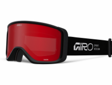 Giro Zimní brýle SAGEN BLACK STACKED (OTG) (válcové) čočky AMBER SCARLET 19-42% S2 + čočky YELLOW 80-99% S0 (2025/2026)