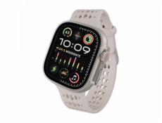 NoName Decoded Silicone Ares O Band - silikonový řemínek pro Apple Watch 44/46/49 mm (hliněný)