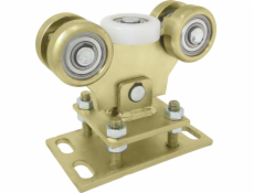 Zabi Úzký nastavitelný houpací vozík s 5 kovovými kolečky pro profily 80x80 mm, stěna 5 mm WR-5M-80M