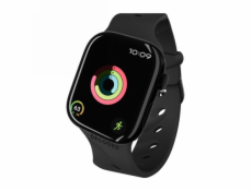 NoName Decoded Silicone Ares Splice Band - silikonový řemínek pro Apple Watch 40/42 mm (černý)