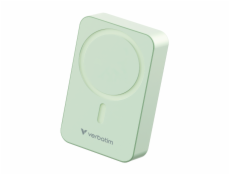 Verbatim Powerbank Charge  n  Go Essentials Magnetic Wireless 20000mAh USB-C PD 3.0 zelená