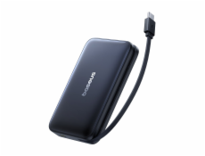 Bezdrátová powerbanka Baseus PicoGo Qi2 10000mAh, 27W, s kabelem USB-C černá