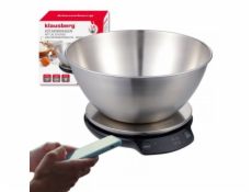 Klausberg kuchyňská váha ELEKTRONICKÁ KUCHYŇSKÁ VÁHA 5kg/1,8l KB-7939 Bluetooth