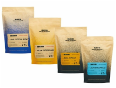 HAYB Espresso Starter Pack 4x250g mletá káva