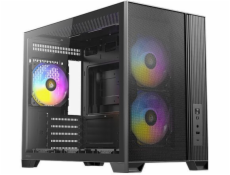 Antec Počítačová skříň Flux M, černá, Micro-ATX ITX