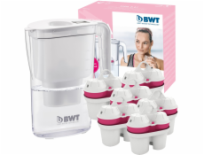 BWT filtračná kanvica Vida filtračná kanvica na vodu 2,6 l biela + 6 horčíkových patrón