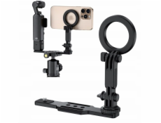 JJC Držák na lištu pro DJI Osmo Pocket 3 + MagSafe telefon pro 1/4  / HG-CS1