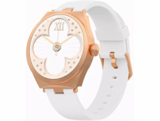 Gravity Chytré hodinky Smartwatch růžovo-zlaté bílé GT25-4