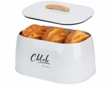 Elitehoff OCELOVÁ KRABIČKA NA CHLÉB E-6325 bílá