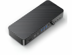 Orico Dokovací stanice/replikátor USB-C 10 Gbps, 2x DP 4K, HDMI 4K, PD 60W, 36x USB-A, SD karty, audio