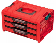 Qbrick QBRICK PRO box na nářadí se 3 zásuvkami 2.0 EXPERT RED