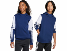 Adidas Dětská mikina s kapucí Squadra 25, tmavě modrá, JD4804, 152 cm