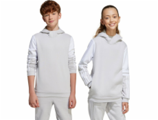 Adidas Dětská mikina s kapucí Squadra 25, šedá, JD4808, 152 cm