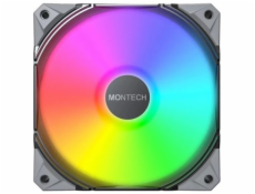 Montech Ventilátor Fan E28 ARGB PWM černý 120mm