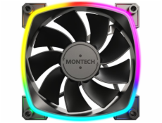Montech RX120 ARGB PWM Reverse Black 120mm ventilátorová sada (3 ks)