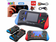LeanToys Přenosná elektronická konzole X7M s 500 hrami, režim pro dva hráče, 3,5 palce