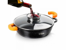 Vilde PLOCHÁ ŽULOVÁ PÁNEV 3,3 L 28 CM S VÍČKEM S AROMATIZÁTOREM TERRUNA 199108