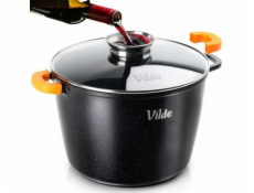 Vilde VYSOKÝ ŽULOVÝ HRNEC 9,7 L 28 CM S VÍČKEM S AROMATIZÉREM TERRUNA 199111