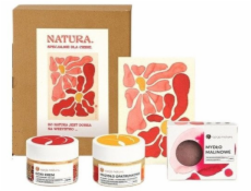 Balea Med Sada Natura Natura malinové mýdlo 100g + krém na ruce s lesní brusinkou 50ml + obvazová mast pro suchou a podrážděnou pokožku