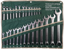Sourcing ROCKFORCE OBOČKOVÝ KLÍČ, sada, 27 dílů (6-36 mm) OBSAHUJE 4 KS S RAČNOU